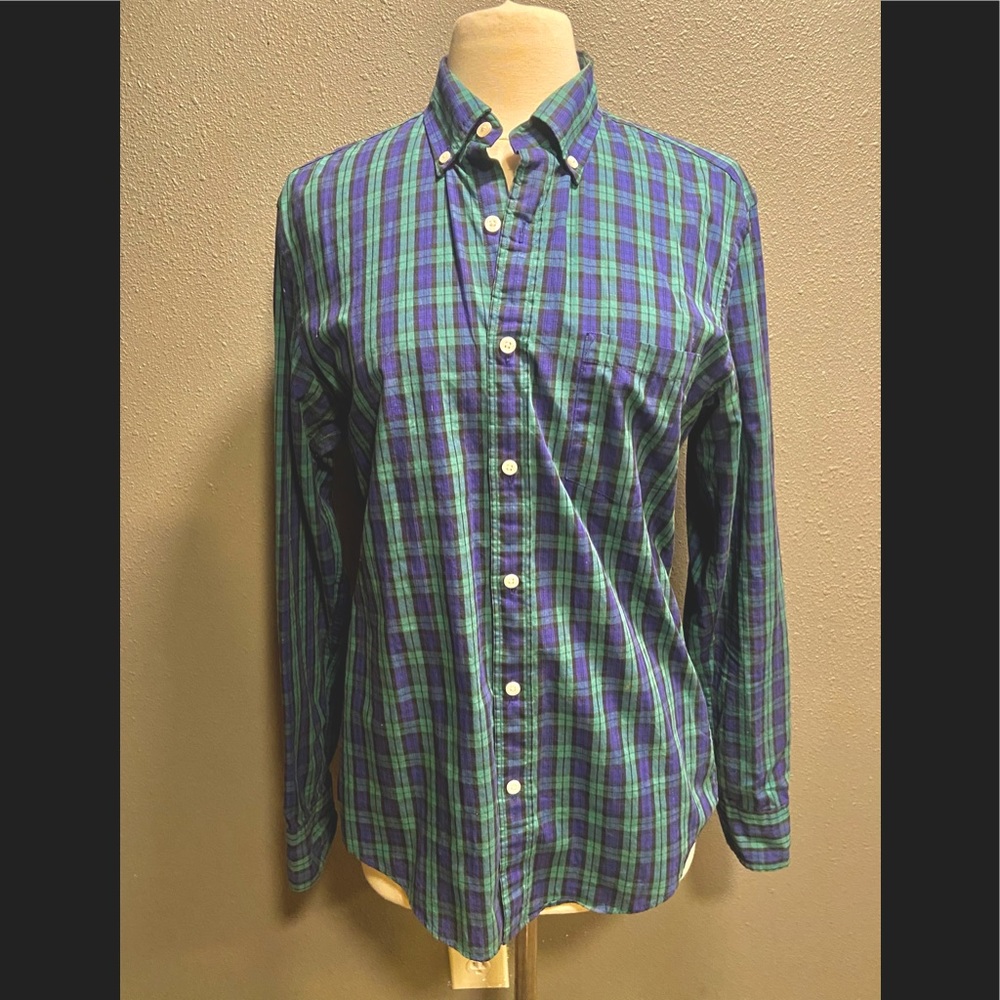 JCREW Plaid Button Down